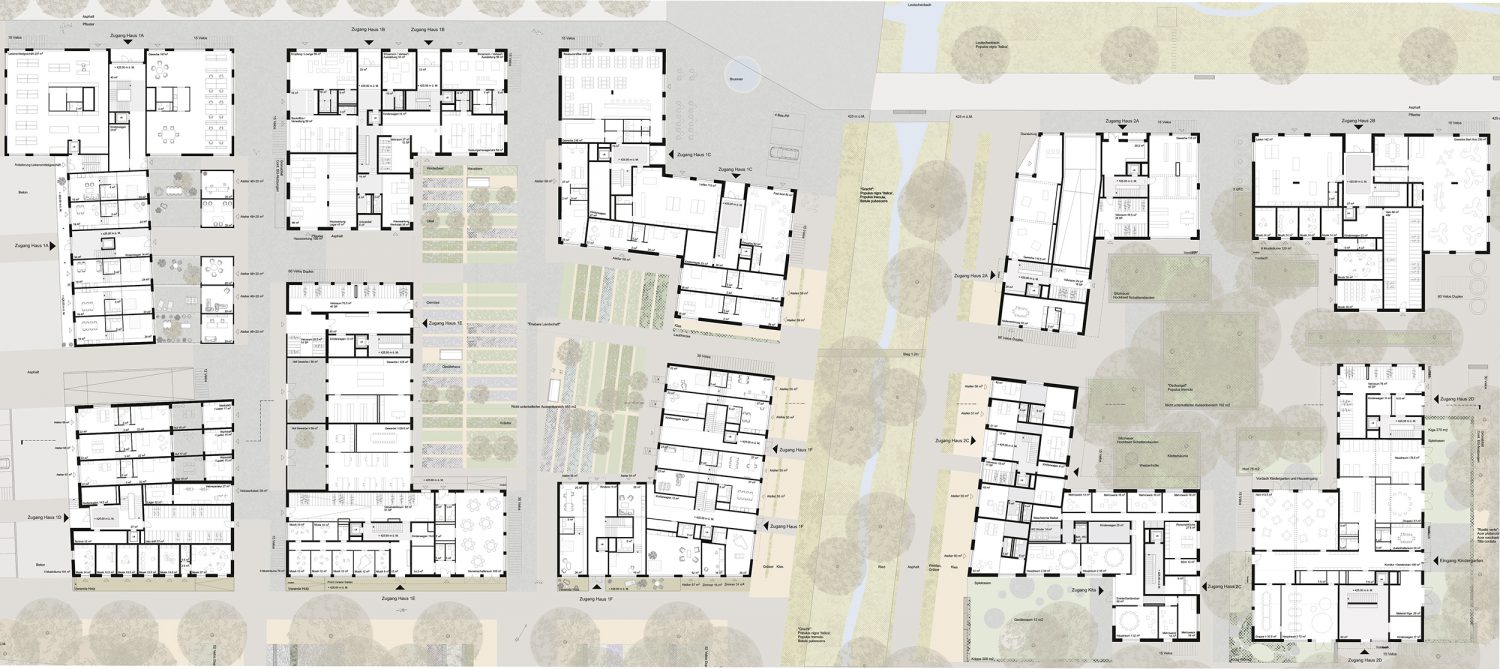 Wohnen In Leutschenbach Mitte, Zürich - Fiederling Habersang Architekten